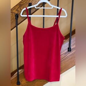 Torrid Sleep Red Velour Tank-camisole/adjustable Straps/SZ. 1